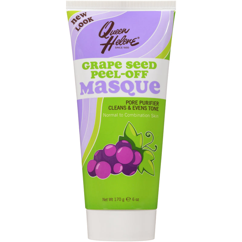 Queen Helene Queen Helene Grape Seed Peel Off Masque 6 Oz. Tube Vitamins & Supplements White Smoke