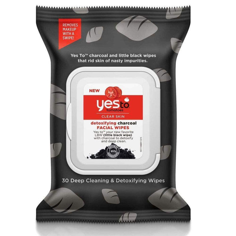 Yes To Yes To Tomatoes Detoxifying Charcoal Facial Wipes - 30ct Health & Beauty White Smoke