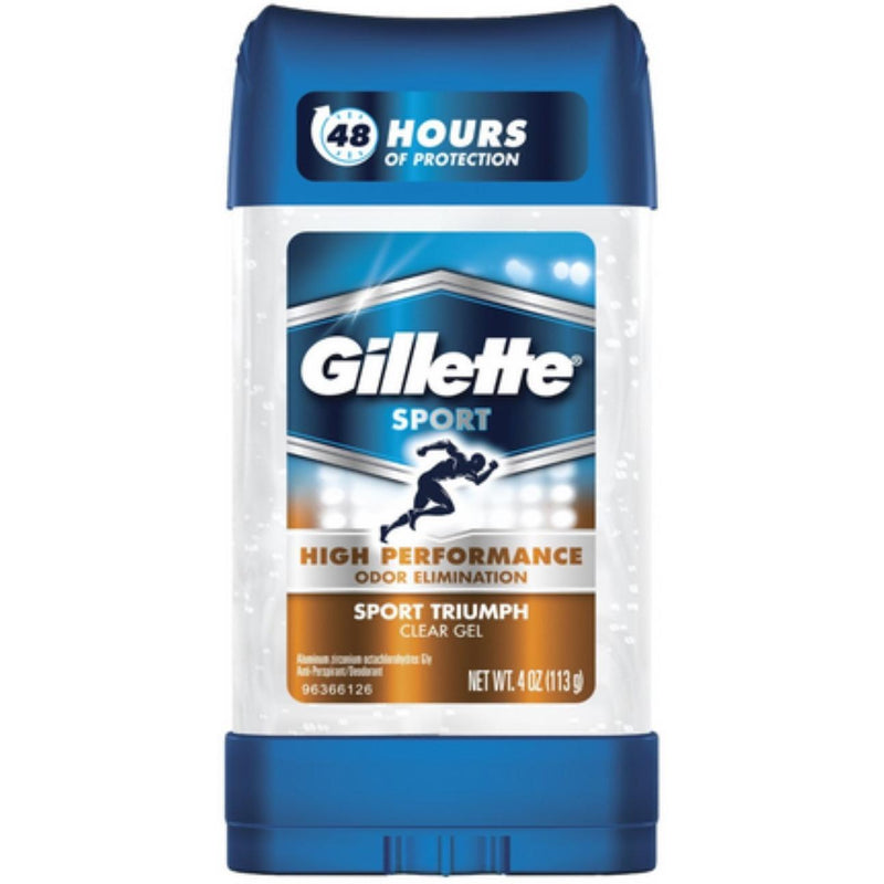 Gillette Gillette Antiperspirant Deodorant For Men, Clear Gel, Sport Active, 72 Hr. Sweat Protection, 3.8 Oz Deodorant