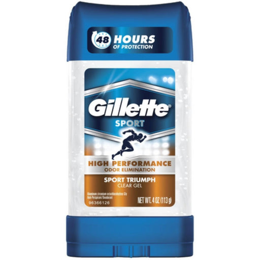 Gillette Gillette Antiperspirant Deodorant For Men, Clear Gel, Sport Active, 72 Hr. Sweat Protection, 3.8 Oz Deodorant