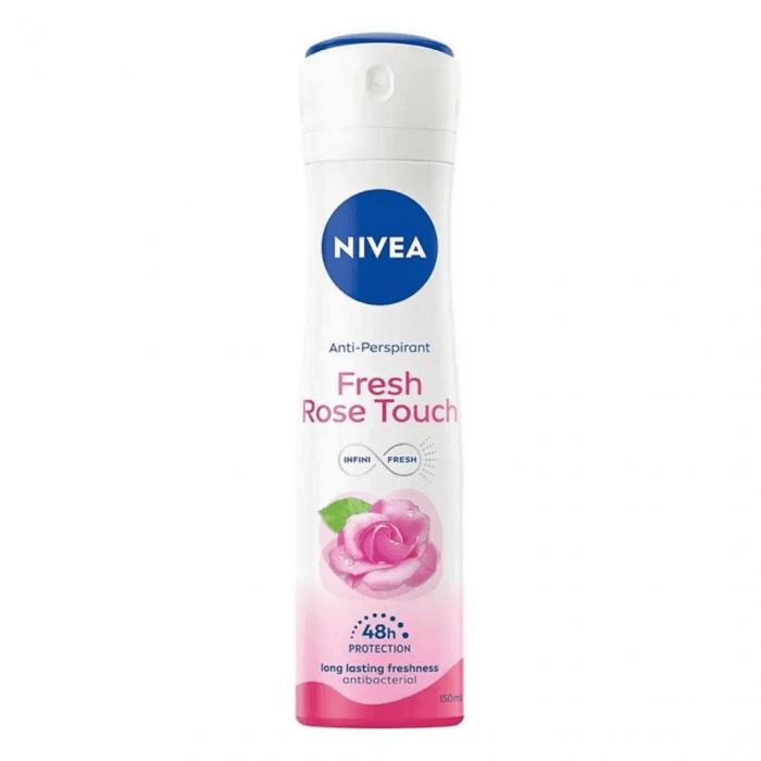 Nivea Nivea Fresh Rose Touch Antiperspirant Spray, 150 Ml Touch Table Computers