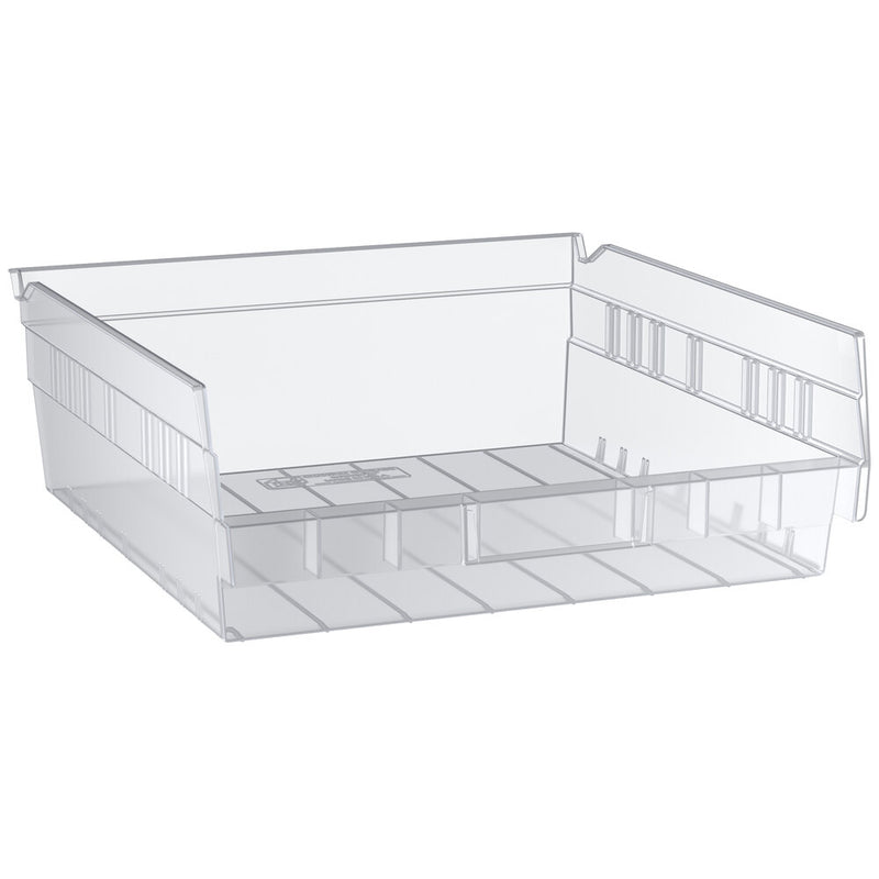 Regency Space Solutions Regency Space Solutions Quantum Storage Systems Shelf Bin, Clear, Polypropylene,4 In QSB109CL Storage & Organization