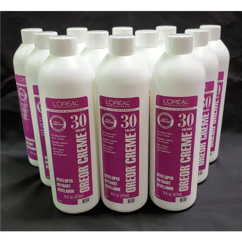 L'Oréal L'Oréal Oreor Creme 30 Volume Developer Hair Bun & Volume Shapers Black