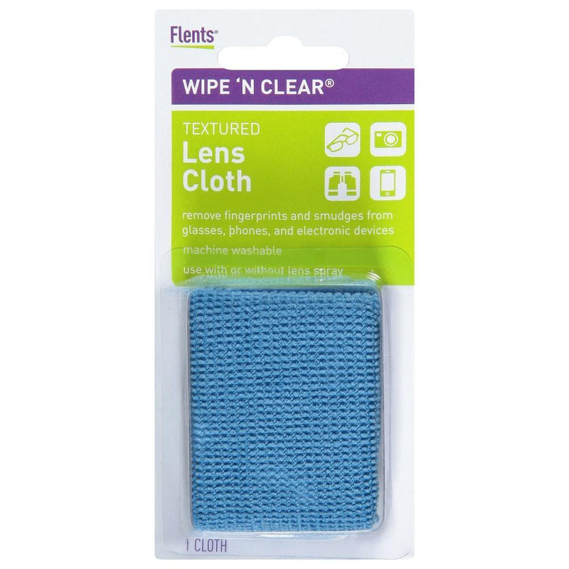 Flents Flents Textured Lens Cloth Gun Cleaning Cloths & Swabs Steel Blue