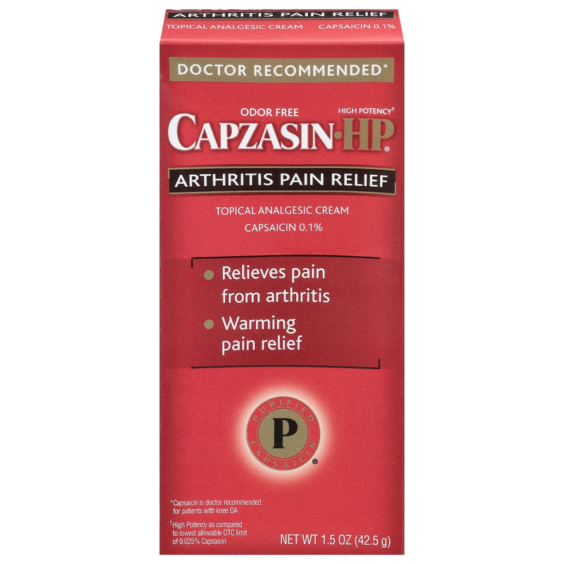 Capzasin Capzasin High Potency Arthritis Pain Relief Creme 1.5 Ounce Tube Flex Package Medicine & Drugs