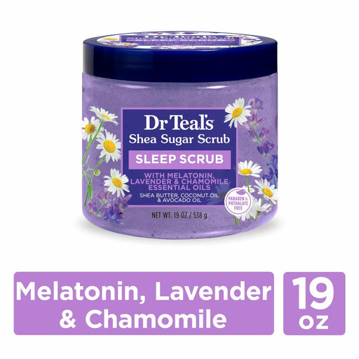 Dr Teal's Dr Teal's Melatonin With Essential Oils Shea Sugar Scrub 19 Oz Body Scrub