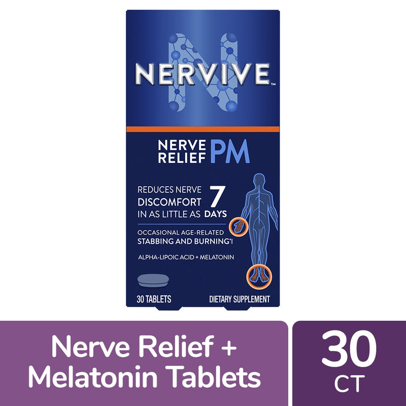 Nervive Nervive Nerve Relief PM Tablets  30ct Vitamins & Supplements
