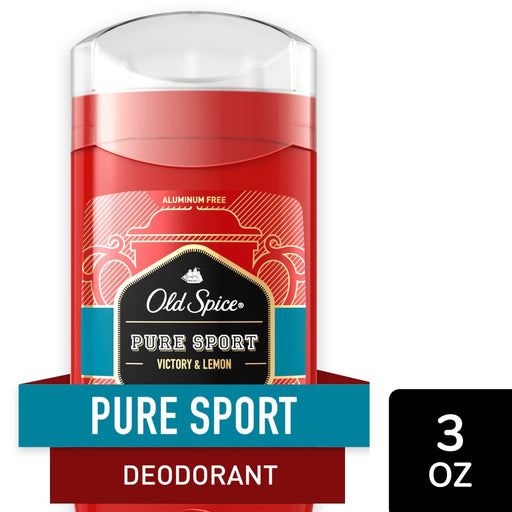 Old Spice Old Spice Red Collection Deodorant For Men Aluminum Free Pure Sport Scent 3.0 Oz Deodorant