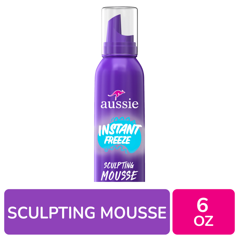 Aussie Aussie Instant Freeze Sculpting Mousse  6 Oz Hair Care