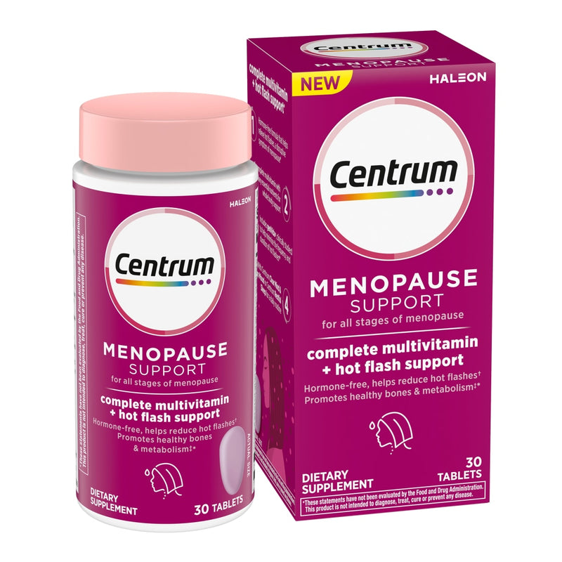 Centrum Centrum Multivitamin + Hot Flash Relief Tablets Vitamins & Supplements