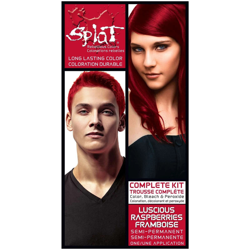 Splat Splat Complete Kit Luscious Raspberries Hair Color Hair Color
