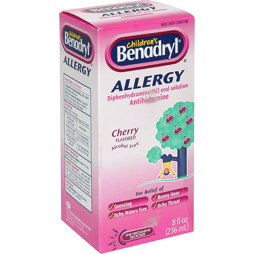 Benadryl Benadryl Children's Allergy, Oral Solution, Cherry Personal Care