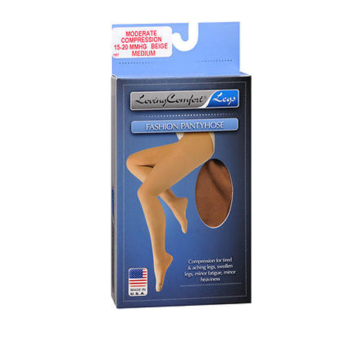 Scott Specialties Scott Specialties Loving Comfort Fashion Pantyhose Moderate Beige Medium Apparel & Accessories