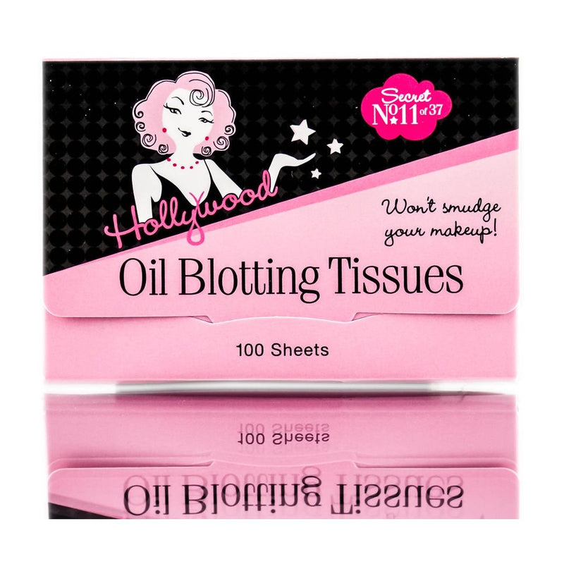 Hollywood Fashion Secrets Hollywood Fashion Secrets Oil Blotting Tissues, 100 Sheets Skin Care Black