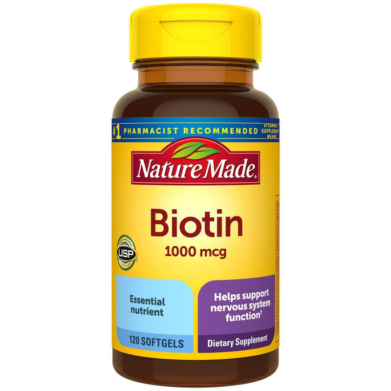 Nature Made Nature Made Biotin 1000 Mcg Softgels - 120ct Vitamins & Supplements