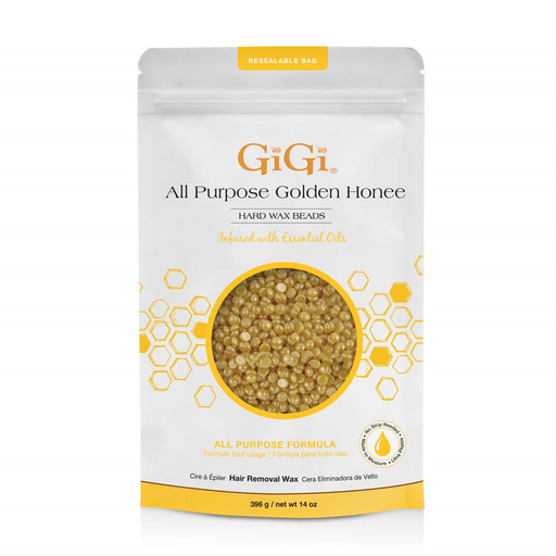 GiGi GiGi All Purpose Golden Honee Hard Wax Beads 14 Oz #67985EC Beads