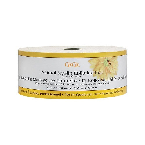 GiGi GiGi Natural Muslin Epilating Roll 3.25 In X 100 Yards Hair Removal