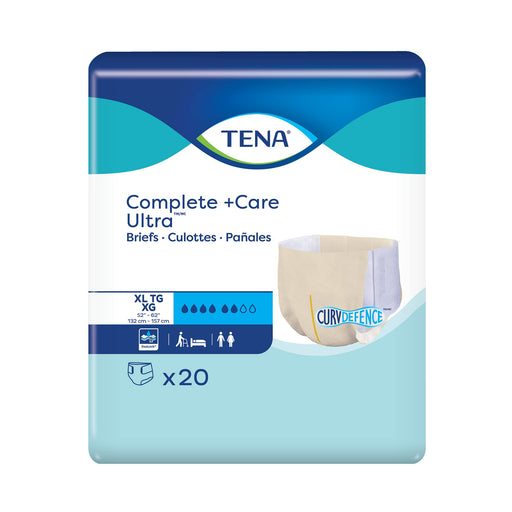 0 TENA Complete +Care Ultra Briefs With CurvDefence, X-Large MK Bicycle Shorts & Briefs
