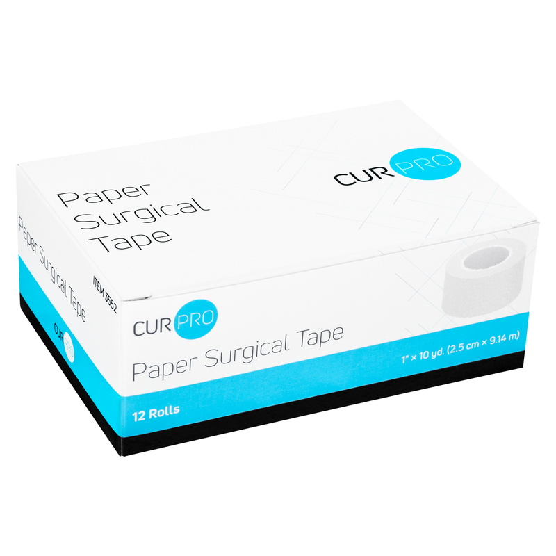 Dynarex Dynarex Paper Surgical Tape, 1 Inch X 10 Yards Double Eyelid Glue & Tape White Smoke