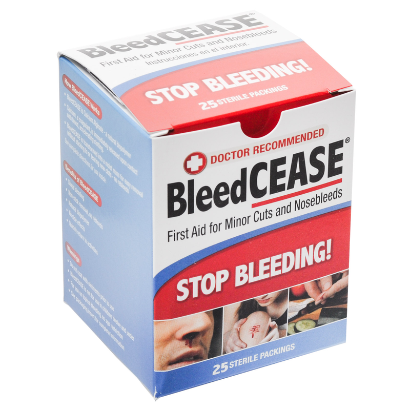 BleedCease BleedCease First Aid For Cuts And Nosebleeds, Sterile Packings First Aid