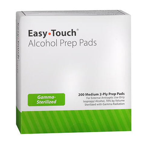 Easy Touch Easy Touch Alcohol Prep Pads Medium 2-ply First Aid