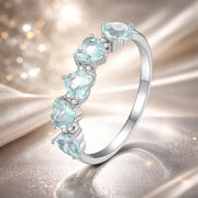 Bids.com 925 Sterling Silver Ring with 4.5mm Pavé Set CZ, Size 7, for Women Rings