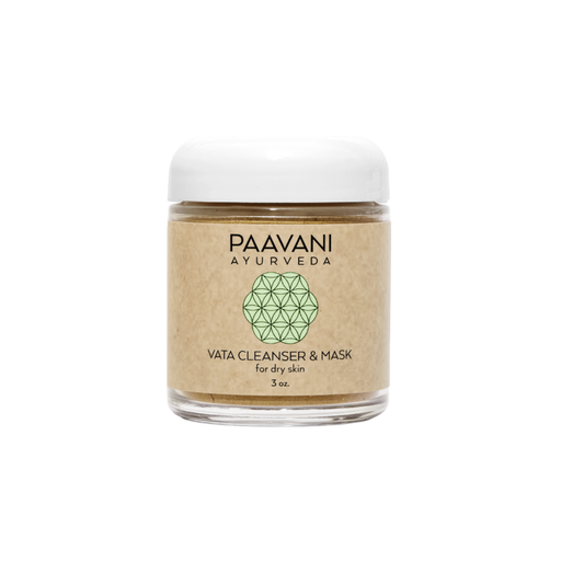 Paavani Ayurveda Vata Cleanser & Mask | Ayurvedic Cleansing Grains for Dry, Delicate Skin Cleanser & Mask