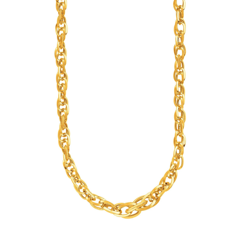 Bids.com 14k Yellow Gold Ornate Prince of Wales Chain Necklace Necklaces