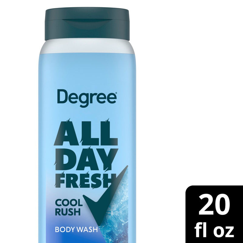 Degree Degree All Day Fresh Cool Rush Body Wash 20 Oz Body Wash