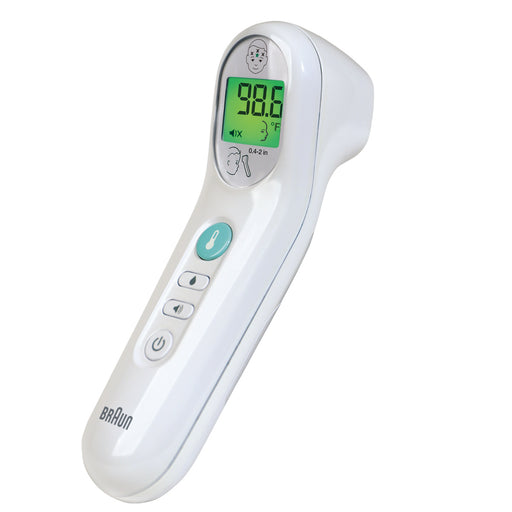 Braun Braun No Touch 3-in-1 Digital Thermometer – Model BNT100US (White) Baby Safety