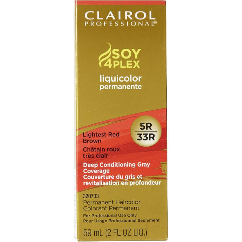 Clairol Professional Clairol Professional Liquicolor Permanente Lightest Red Brown 2 Oz Hair Color Dark Goldenrod