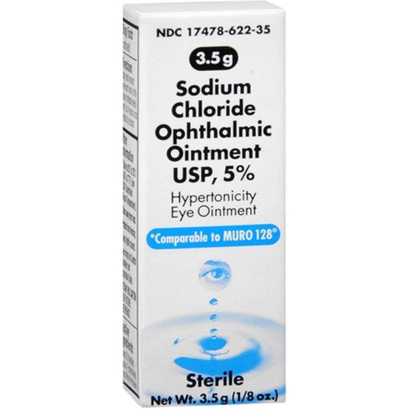 Akorn Akorn Sodium Chloride 5% Ophthalmic Ointment - 0.125 Oz Vision Care Lavender