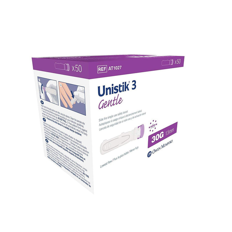 Leader Health Care Leader Health Care Owen Mumford Unistik 3 Gentle Single Use Safety Lancets Safety Lancets