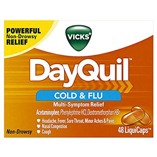 Vicks Vicks DayQuil Cold/Flu Gc 8  Lqgl Medicine & Drugs White Smoke