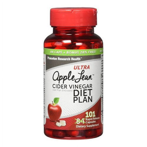 Princeton Research Health Princeton Research Health Ultra Apple Lean – Apple Cider Vinegar Diet Plan (Rapid Release Capsules) Health & Beauty
