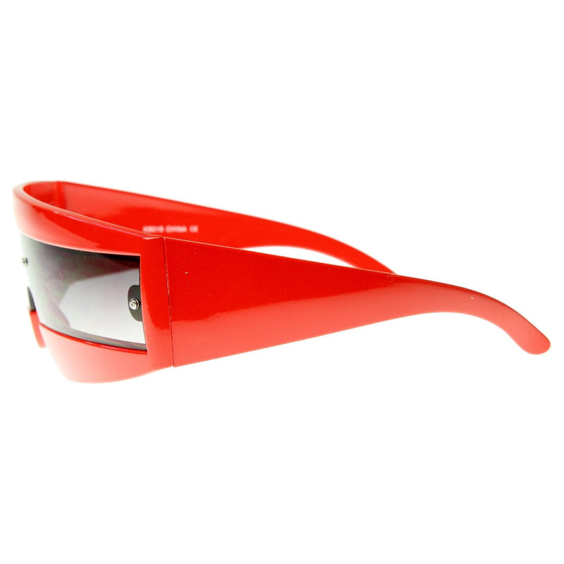 zeroUV Retro Futuristic 1980's Fashion Shield Novelty Sunglasses 8399 Sunglasses