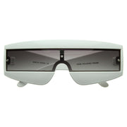 zeroUV Retro Futuristic 1980's Fashion Shield Novelty Sunglasses 8399 Sunglasses
