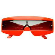 zeroUV Retro Futuristic 1980's Fashion Shield Novelty Sunglasses 8399 Sunglasses