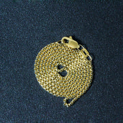 Bids.com 14k Yellow Gold Round Box Chain 1.35 mm Necklaces