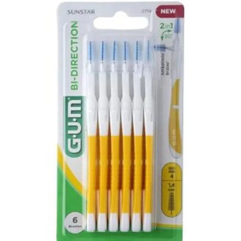 Gum Gum Interdental Brush Bi-Direction Xl 1,4Mm 6Un Sectional Sofa Units