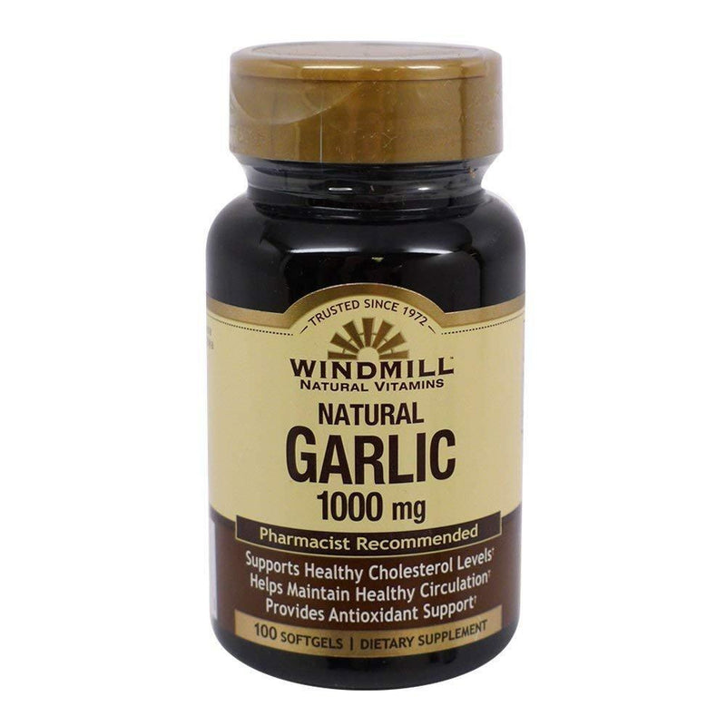 Windmill Windmill Odorless Garlic Oil 1000 Mg Soft Gels Vitamins & Supplements