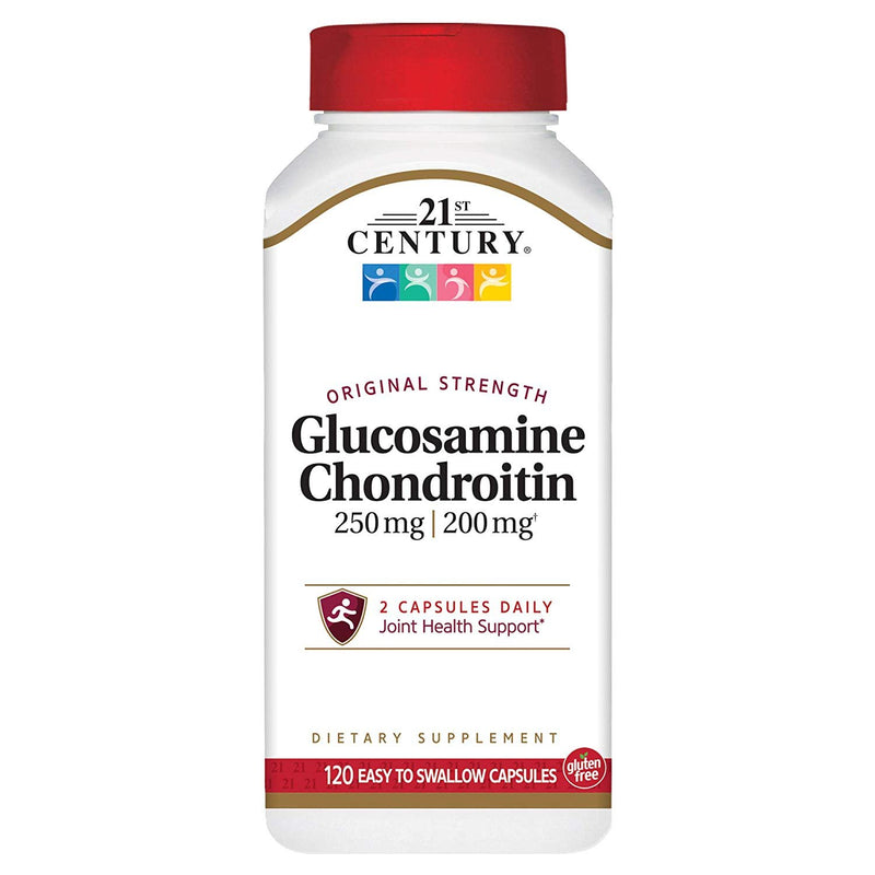 21st Century 21st Century Glucosamine / Chondroitin, Original Strength, 250 Mg / 200 Mg, 120 Easy To Swallow Capsules Vitamins & Supplements