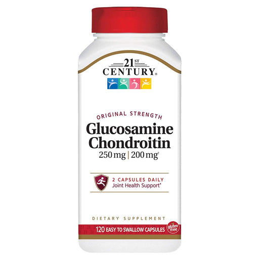 21st Century 21st Century Glucosamine / Chondroitin, Original Strength, 250 Mg / 200 Mg, 120 Easy To Swallow Capsules Vitamins & Supplements