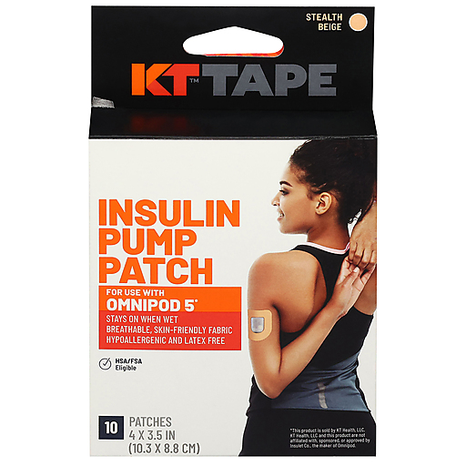 KT Tape KT Tape Insulin Pump Patch, Stealth Beige Personal Care