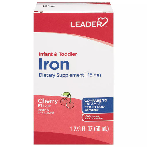 Leader Leader Infant & Toddler Iron Supplement, Cherry 1.66 Fl Oz Baby & Toddler Furniture