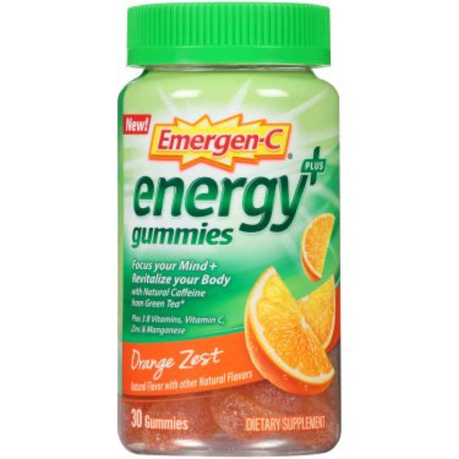 Emergen-C Emergen-C Energy Plus, Gummies, Orange Zest Vitamins & Supplements
