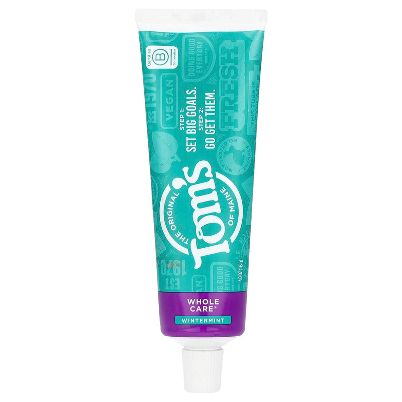 Tom's of Maine Tom's of Maine S Whole Care Natural Toothpaste Wintermint 4 Oz Toothpaste