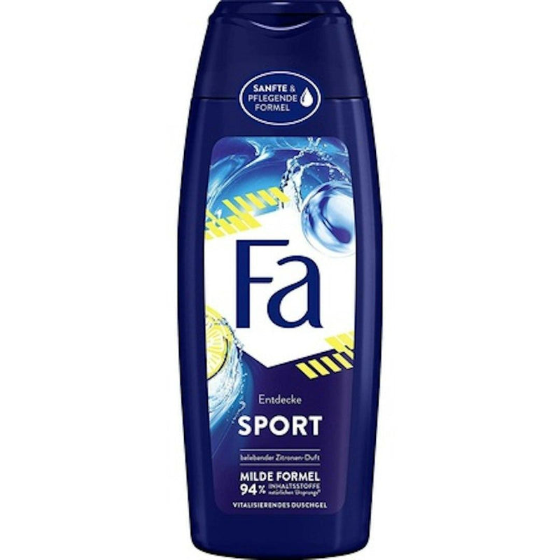 Fa Fa Men Shower Gel Sport Energy Booster 250 Ml Sports & Energy Drinks
