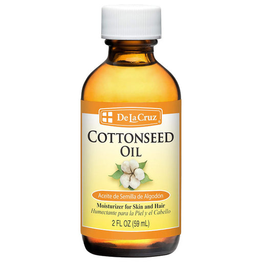 De La Cruz De La Cruz Cottonseed Oil, 2 FL. OZ. / Bottled In USA (3 BOTTLES) Home Fragrances