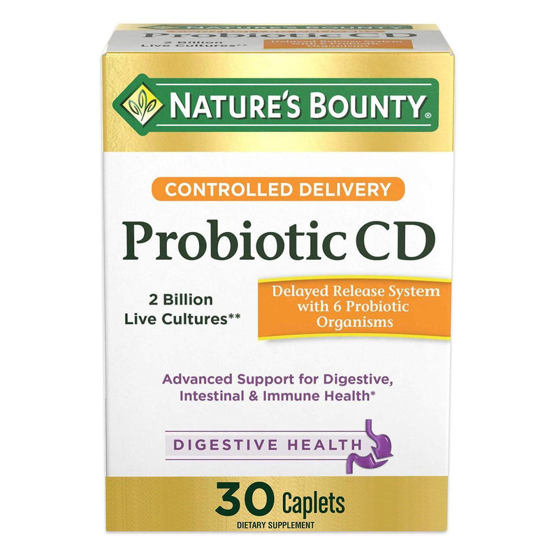 Nature's Bounty Nature's Bounty Probiotic CD Controlled Delivery, Caplets Vitamins & Supplements